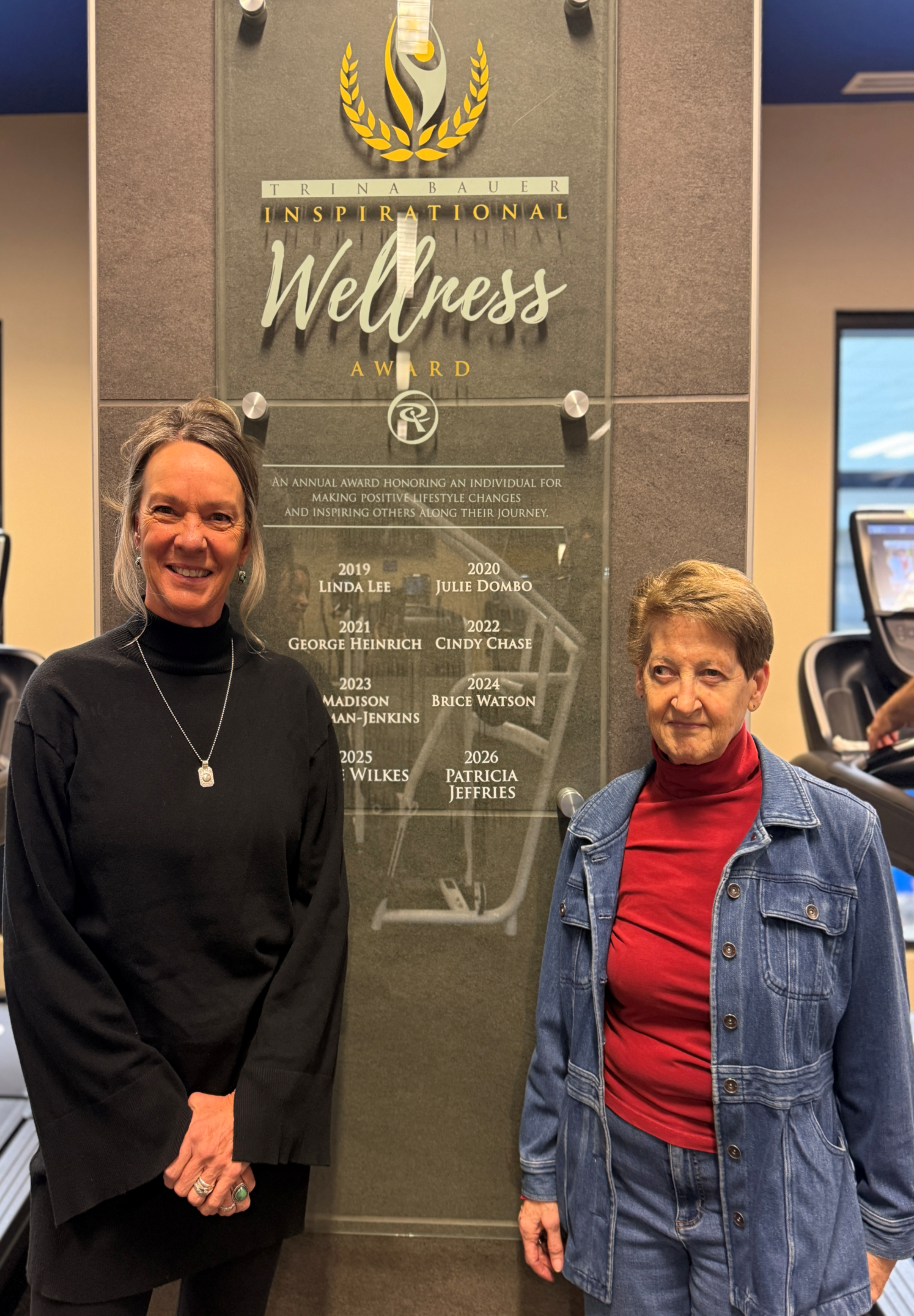 P Jeffries with Trina